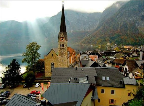 Iglesia-de-Hallstatt-Austria Iglesia-de-Hallstatt-Austria