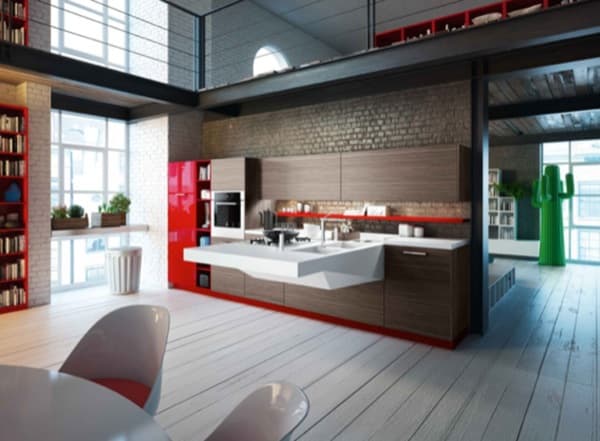 Board: mueble de diseño compacto para cocinas empotradas Diseño de cocina empotrada