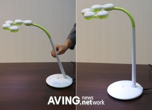 Free Style: lámpara ecológica para el escritorio lampara-mesa-led