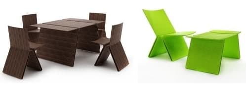 muebles-jardin-fibra-sintetica-3 mobiliarios ecológico para el patio