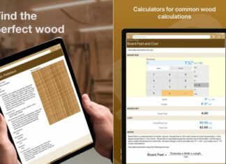 Guía de madera para el iPhone aplicacion I D Wood guia de madera