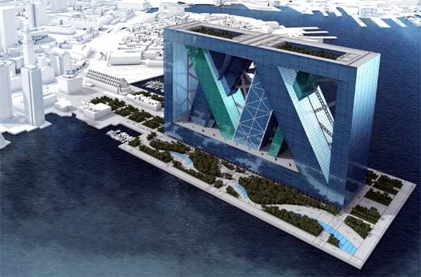 BOA: Megaestructura para Boston vista aérea megaestructura BOA