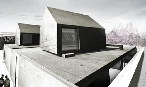 2 Houses en Tokio, un proyecto de Cheungvogl 2houses-minimalistas-hormigon