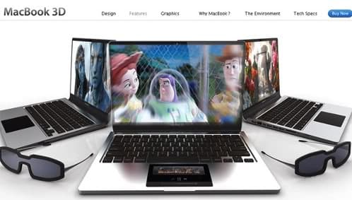 MacBook preparado para las 3D macbook-3d-ficcion