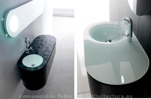 Lavabos con glamour muebles-lavabo-empotrado-coleccion-kult