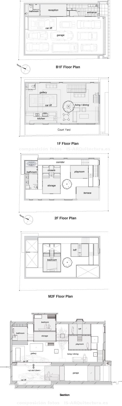 planos-casa-kre planos y seccion casa-kre