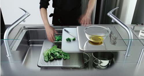 Fregadero 3D fregadero-acero-inoxidable-3bandejas