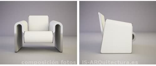 sillon-M-acero_inoxidable y tela