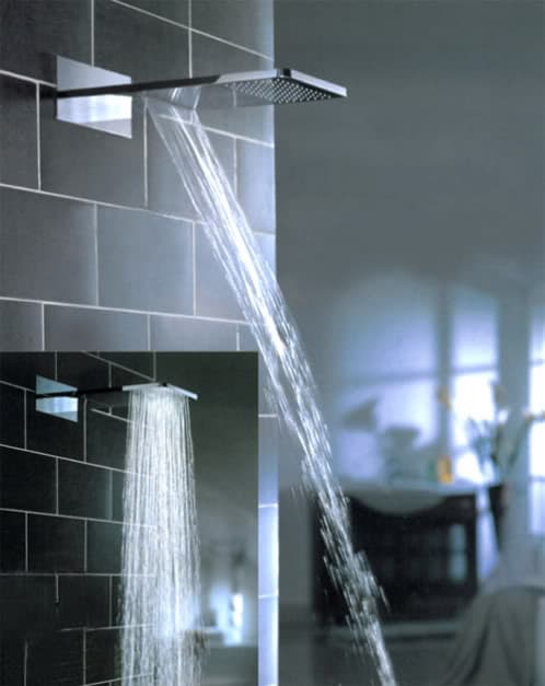 Ducha de doble función: lluvia y cascada ducha-lluvia-cascada