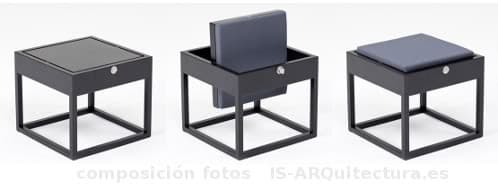 Aerialist Point: mesa baja convertible mesita-taburete-aerialist