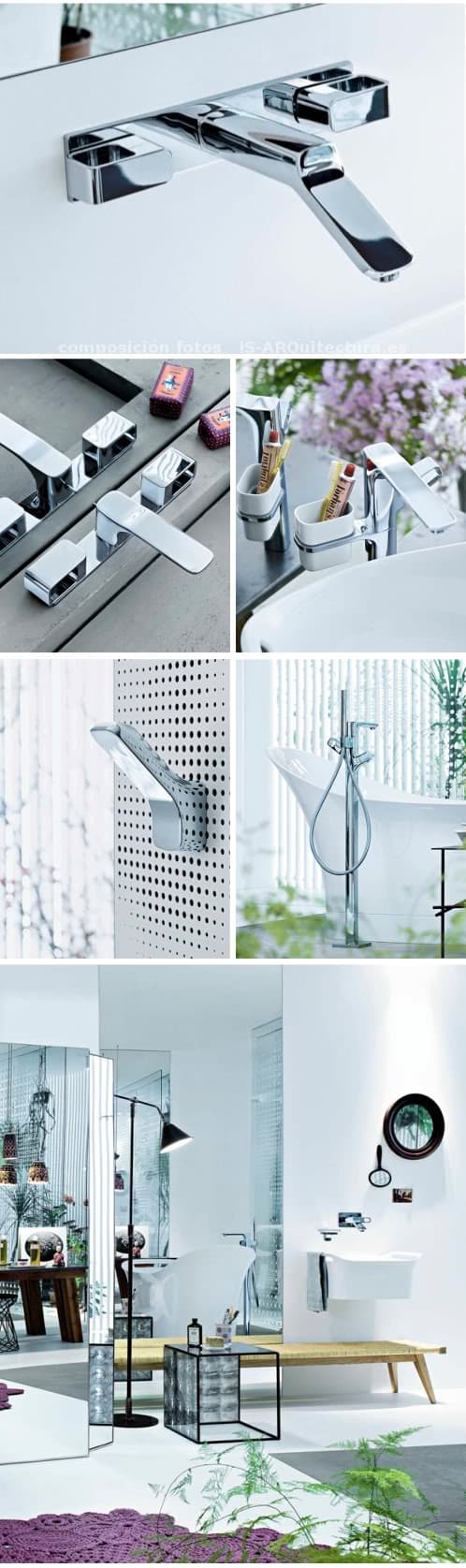 coleccion-bano-axor_urquiola coleccion-baño-axor_urquiola, grifos mezcladores, bañera, lavabo y accesorios