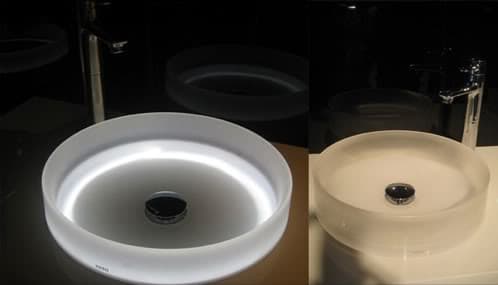 Lavabo LUMINIST con iluminación LED lavabo-luminist-resina-led