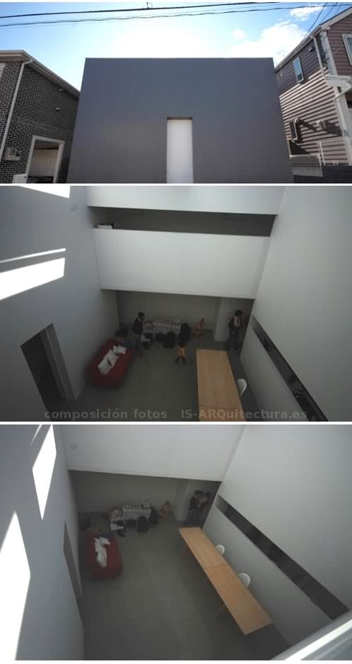 casa-cubo-Shinichi_Ogawa-2 casa-cubo-Shinichi_Ogawa fachada y vacío interior