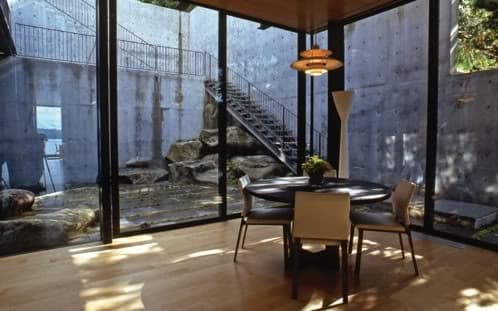 Casa con patios en terreno de mucha pendiente casa-ladera-patios-seattle