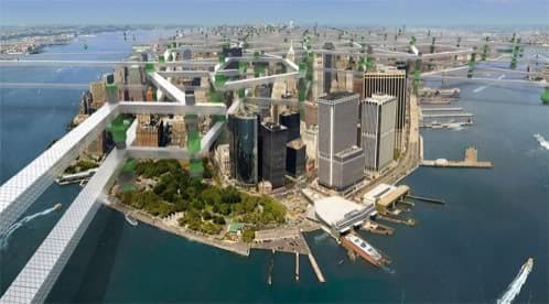 ‘Efficient Living Machine’, o la ciudad por capas ciudad-en-varias-capas