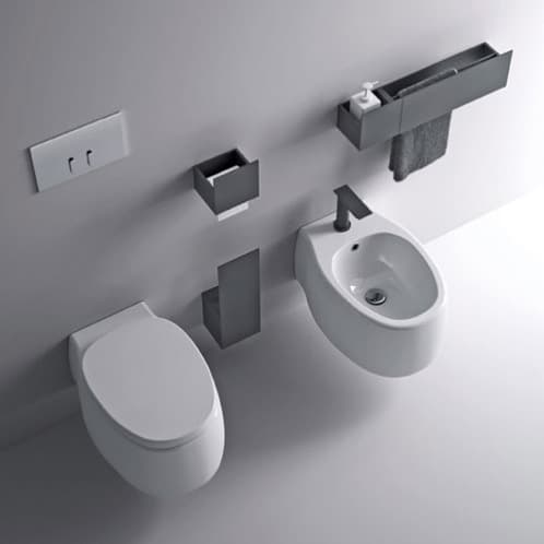 Pear2: sanitarios suspendidos de Patricia Urquiola sanitarios-pear_2-patricia_urquiola color blanco