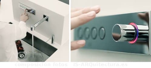 El fregadero para cocinas futuristas, según Dornbracht fregadero con grifo electrónico