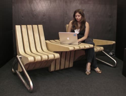 Coffee Bench: el banco transformable Coffee Bench, un banco convertible