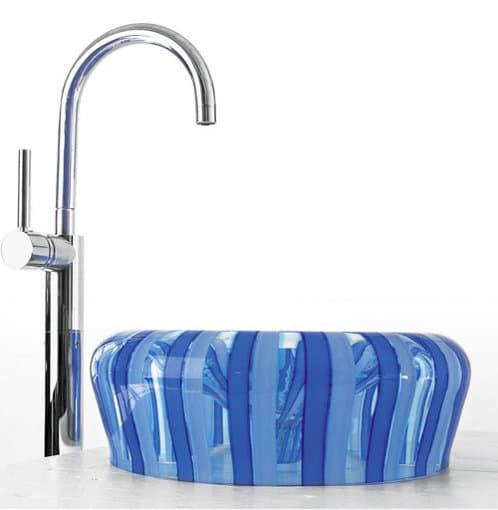 Lavabos de cristal de Murano lavabo de cristal de Murano, hecho a mano