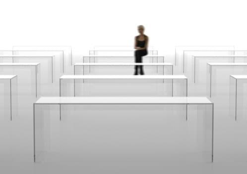 The Invisibles Light: muebles transparentes muebles-transparentes-acrilico-yoshioka, bancos