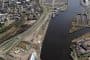 Museo-Riverside-del-Transporte-Glasgow, fotografía aérea
