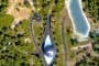 casa-ecologica-Naomi_Campbell-isla_Sedir, vista aérea del Ojo de Horus