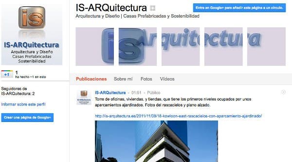IS-ARQuitectura en Google+ IS-ARQuitectura-en-Google_plus-p