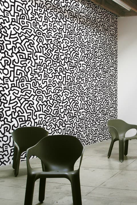 moderno patron decorativo con tela autoadhesiva