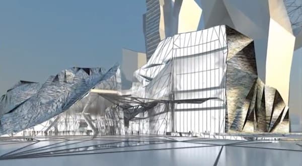 VIDEO del Centro Cultural Meixihu (Changsha, China) video-Centro-Cultural-Meixihu-edificio comercial como una gran roca