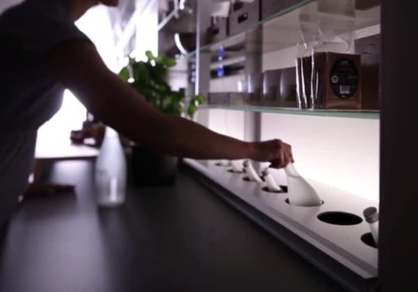 cocina-con bastidor para botellas-Valcucine-Logica System cocina-con bastidor para botellas-Valcucine-Logica System