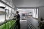 cocina-italiana-ergonomica-Valcucine encimera verde