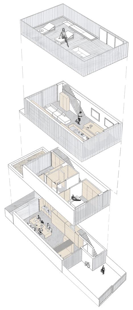 planos-plantas-axonometria-Slip_House planos-plantas-axonometria-Slip_House