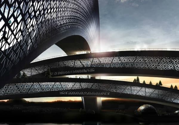 skidome-Randers-Dinamarca, vista exterior