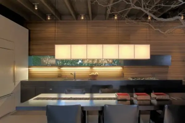 interior cabaña Urbana comedor