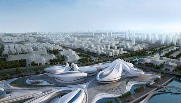 Centro Internacional del Arte y la Cultura de Changsha vista-general-Centro-Arte-Cultura-Changsha-Zaha_Hadid