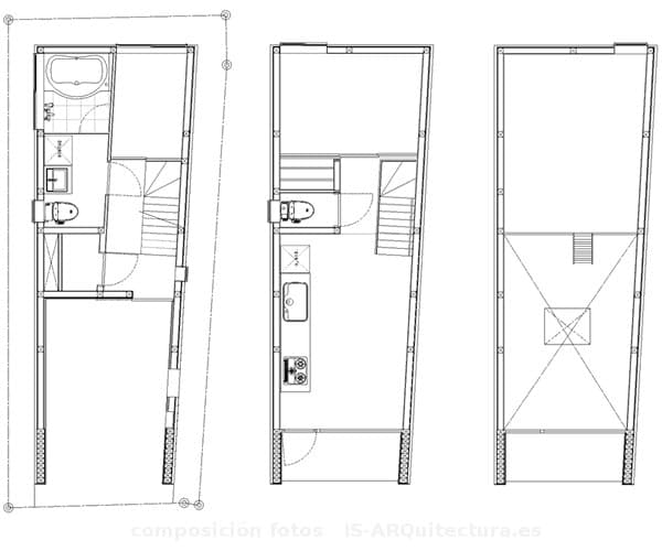 planos de planta de Park House en Tokio