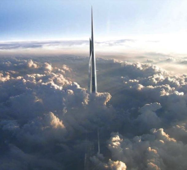 Las obras de la Kingdom Tower (Jeddah Tower) Kingdom-Tower-render