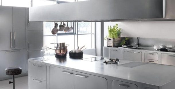 Cocina Abimis: fabricada en acero inoxidable cocina-Amibis-acero-inoxidable