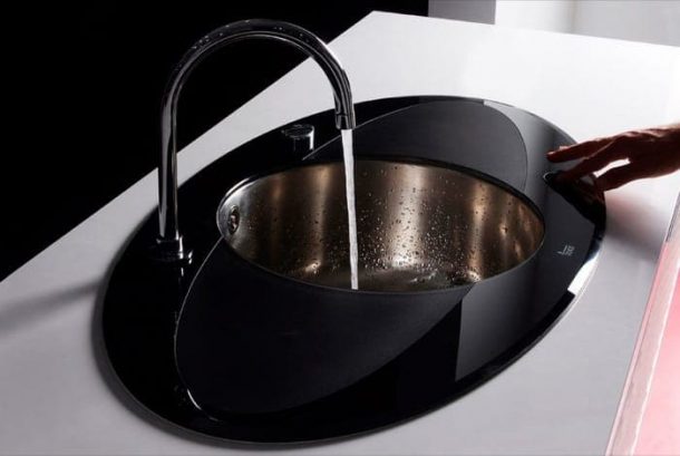 iSink 95 DX: fregadero de cristal de Teka fregadero-Teka-iSink