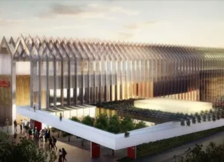 Pabellón render exterior España Expo 2015