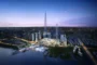Centro Suzhou China render nocturno