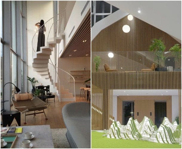 Hualien Residences-escalera