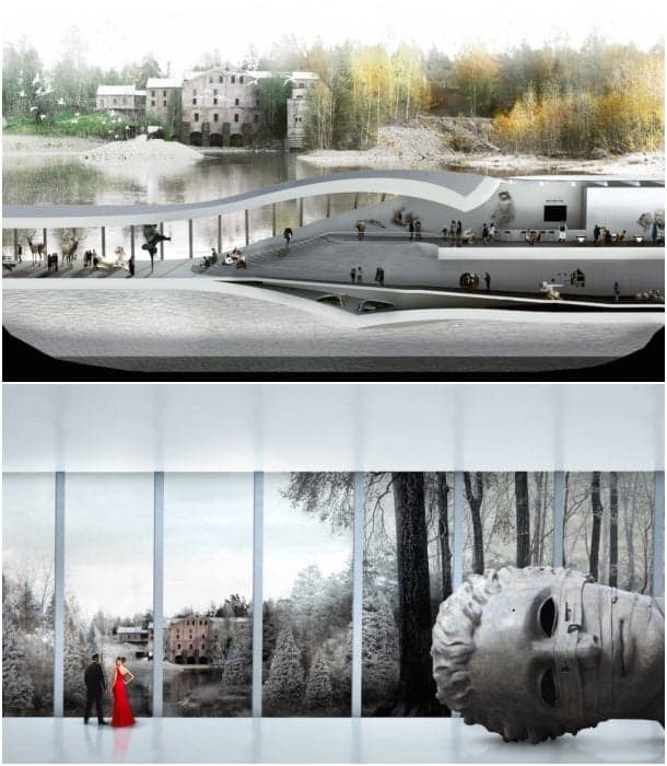 seccion Museo Kistefos en Jevnaker