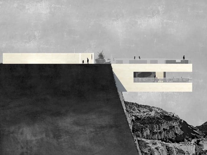 plano alzado lateral render Bire Bitori