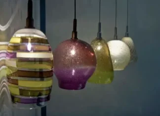 lámparas de vidrio blackbur Tracy Glover