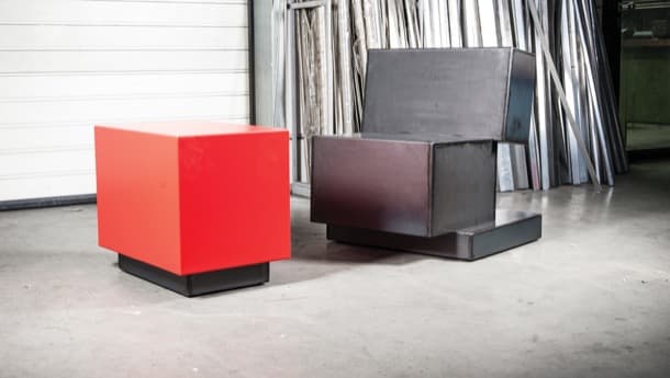 SANS Nº 056: minimalistas muebles de acero muebles de acero SANS n056