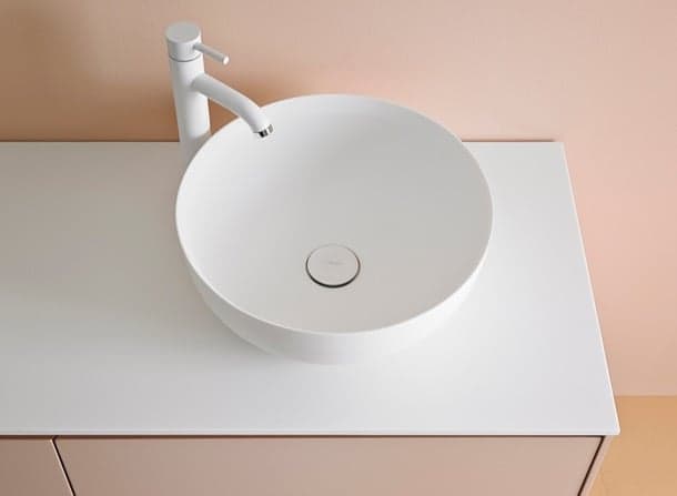 Cerclo, Ovalo, y Quadro: lavabos de corian Cerclo-lavabo-corian