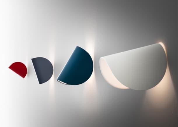 IO: lámpara de pared con pantalla de aluminio IO lámpara de pared fontana-arte