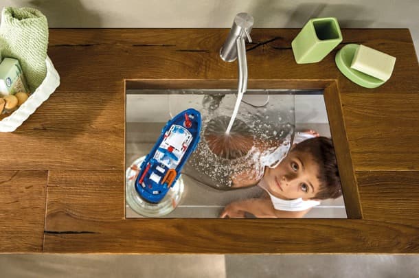 lavabo de vidrio Depth