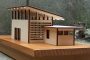 casa eco maqueta lampara House Lamp